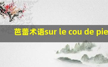 芭蕾术语sur le cou de pied